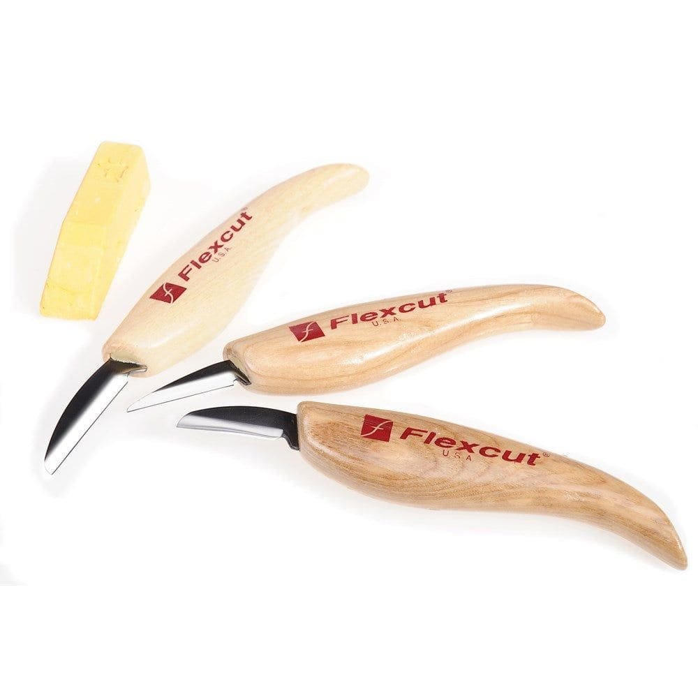 Flexcut Starterset mit 3 Messern